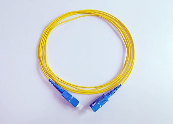 SC UPC гибкого провода оптического волокна LSZH 2.0mm Ftth симплексный