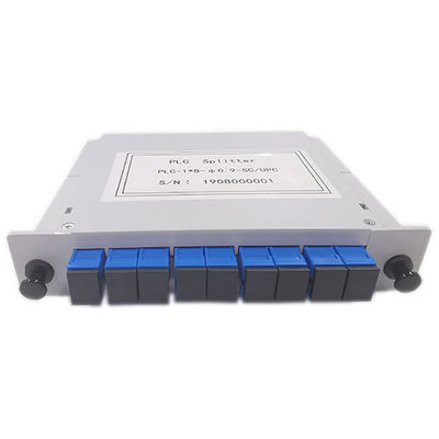 Облегченный тип Splitter коробки LGX PLC оптического волокна 1x8
