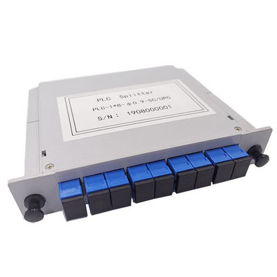 Облегченный тип Splitter коробки LGX PLC оптического волокна 1x8