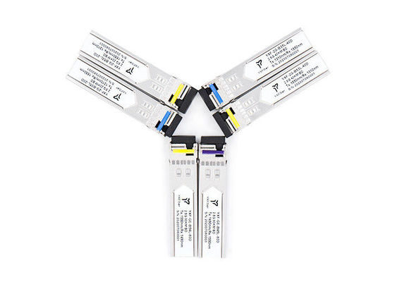 Низкие приемопередатчики EMI 3.3V 20km 2.5G SFP оптически